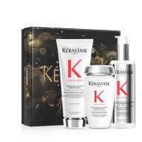 Première Coffret trio traitement pré-shampoing, shampoing et après-shampoing cheveux abîmés