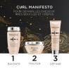 Curl Manifesto Coffret trio shampoing, masque et texturisant pour cheveux bouclés, frisés, crépus