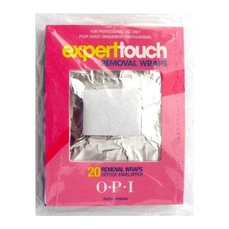 Accessoires manucure Expert Touch Removal Wraps 20 pièces