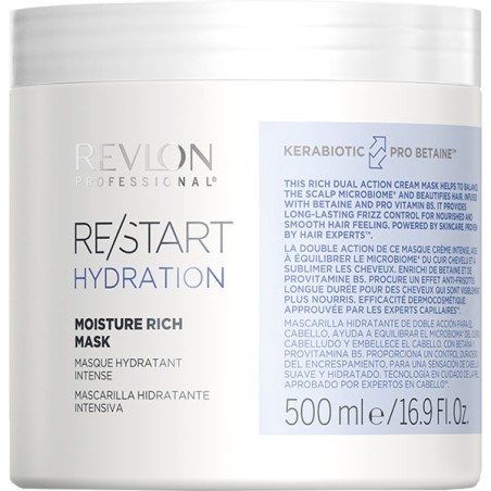 Restart Hydration Masque hydratant intense 500ml