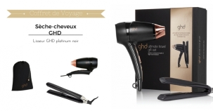 Nouveauté le coffret de voyage GHD composé des 2 bestsellers de GHD